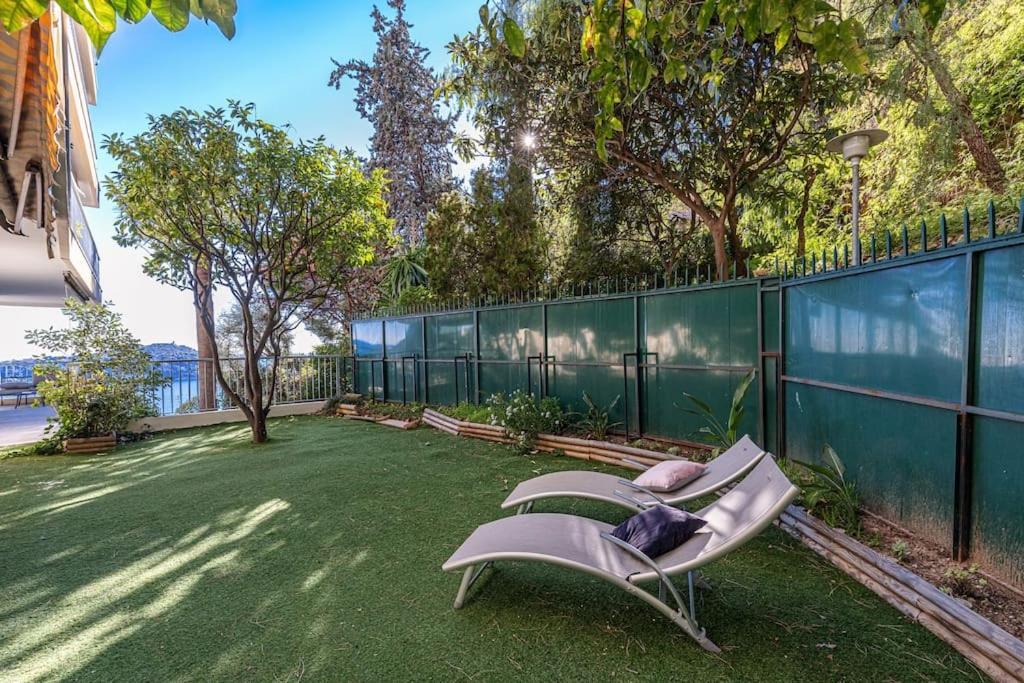 Villefranche Sur Mer:Appartement-Villa, Vue Mer, Jardin, Parking. Villefranche-sur-Mer Exterior foto
