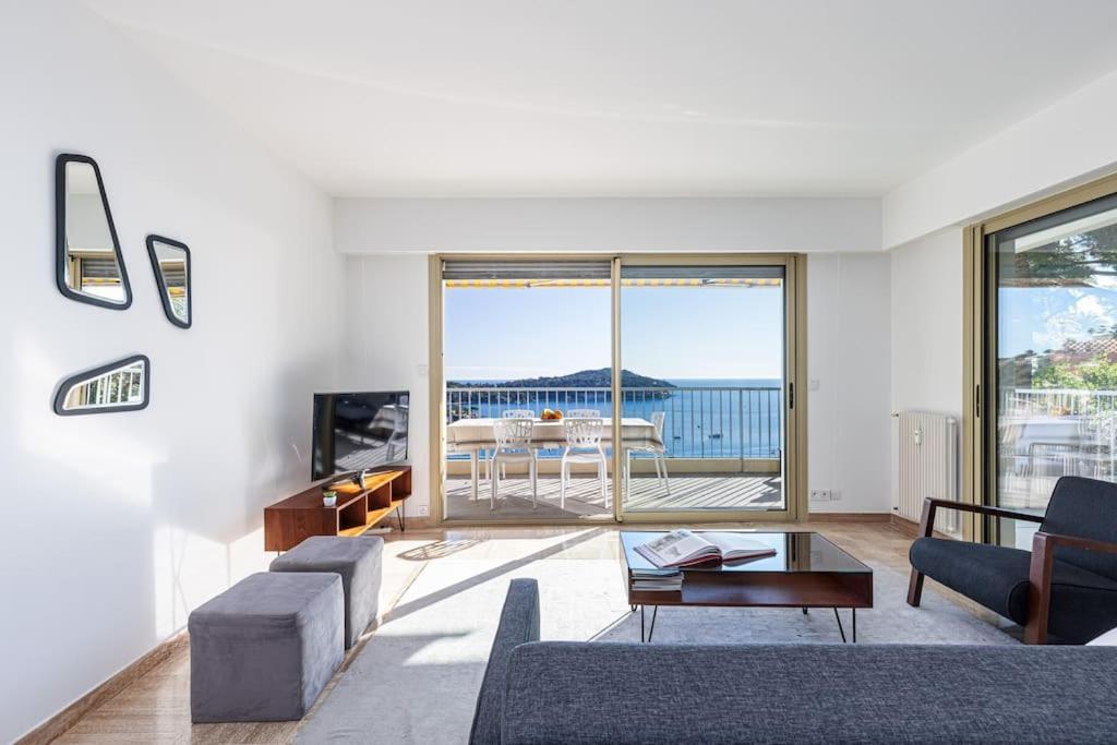 Villefranche Sur Mer:Appartement-Villa, Vue Mer, Jardin, Parking. Villefranche-sur-Mer Exterior foto